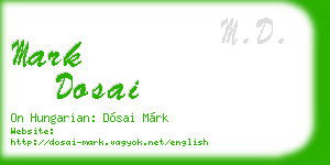 mark dosai business card