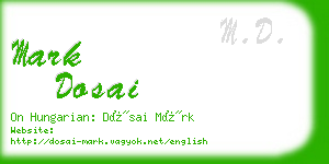 mark dosai business card